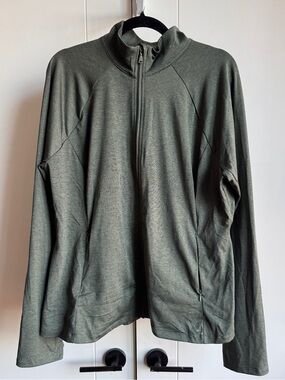 tek gear Olive Full-Zip Men's Performance Sweater